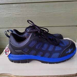 NWT Nautilus Shoes Men's N1821 Composite Toe EH Athletic Shoes Blue and Black 12